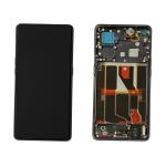 DISPLAY LCD PER OPPO FIND X5 CPH2307 NERO CON FRAME 4130031 4130027 - SERVICE PACK