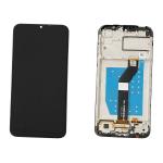 DISPLAY LCD PER MOTOROLA XT2055 MOTO G8 POWER LITE NERO CON FRAME