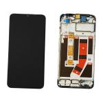 DISPLAY LCD FOR OPPO A57S / A77 4G / ONE+ NORD SE BLACK WITH FRAME