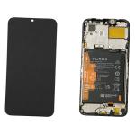 PANTALLA LCD PARA HUAWEI HONOR X6 NEGRO CON MARCO 0235ADJX SERVICE PACK