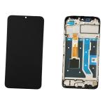 DISPLAY LCD PER OPPO A17 CPH2477 NERO CON FRAME 4130358 SERVICE PACK