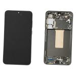 DISPLAY LCD PER SAMSUNG S916B S23 PLUS NERO / PHANTOM BLACK CON FRAME GH82-30476A GH82-30477A SERVICE PACK