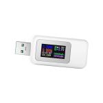TESTER USB VOLTIMETRO AMPEROMETRO KWS-MX18 BIANCO