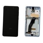 BILDSCHIRM LCD FUR SAMSUNG G980F S20 BLAU MIT RAHMEN GH82-31432D GH82-31433D