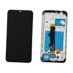 DISPLAY LCD PER MOTOROLA XT2095 MOTO E7 NERO CON FRAME