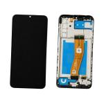 PANTALLA LCD PARA SAMSUNG A025F A025G A02S NEGRO CON MARCO (UE VERSION)