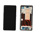 DISPLAY LCD PER OPPO RENO 6 PRO 5G CPH2249 (MEDIATEK) NERO CON FRAME