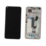 DISPLAY LCD FOR XIAOMI MI 10T / MI 10T PRO WITH FRAME SILVER 5600040J3S00