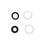VETRO CAM POSTERIORE PER IPHONE 11  CON FRAME VERDE