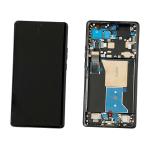 DISPLAY LCD PER MOTOROLA XT2301 MOTO EDGE 40 PRO NERO CON FRAME 5D68C22010 5D68C21986