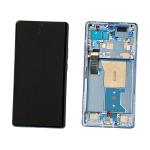 DISPLAY LCD PER MOTOROLA XT2301 MOTO EDGE 40 PRO BLU CON FRAME 5D68C22011 5D68C21987