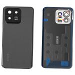 BACK COVER PER XIAOMI 13 5G NERO CON VETRO CAM 56002300M300 - SERVICE PACK