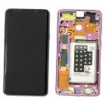 BILDSCHIRM LCD FUR SAMSUNG G965F S9 PLUS VIOLETT MIT RAHMEN + AKKU GH82-15977B - SERVICE PACK