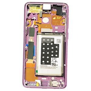 BILDSCHIRM LCD FUR SAMSUNG G965F S9 PLUS VIOLETT MIT RAHMEN + AKKU GH82-15977B - SERVICE PACK