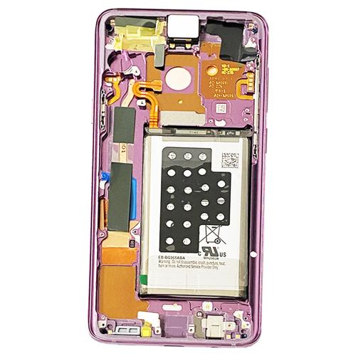 BILDSCHIRM LCD FUR SAMSUNG G965F S9 PLUS VIOLETT MIT RAHMEN + AKKU GH82-15977B - SERVICE PACK