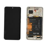 DISPLAY LCD PER HUAWEI HONOR 90 5G REA-NX9 SILVER CON FRAME 0235AGDR SERVICE PACK