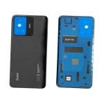 BACK COVER PER XIAOMI REDMI NOTE 12S NERO 1610111001133A
