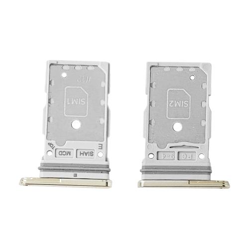 CARRELLO SIM S918B S23 ULTRA 5G CREMA (SIM 1 + SIM 2) GH98-48039B