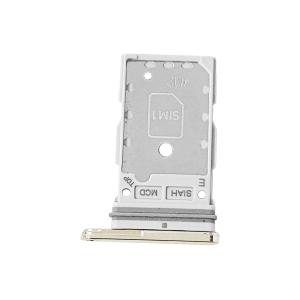 CARRELLO SIM S918B S23 ULTRA 5G CREMA (SIM 1 + SIM 2) GH98-48039B