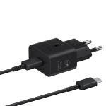 TRAVEL SAMSUNG EP-T2510XBEGEU 25W 3A + CAVO USB-C NERO - BLISTER 