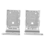 CARRELLO SIM S918B S23 ULTRA 5G SILVER (SIM 1 + SIM 2) GH98-48039G