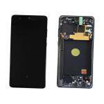 DISPLAY LCD PER SAMSUNG N770F NOTE 10 LITE NERO CON FRAME GH82-22055A GH82-22192A SERVICE PACK