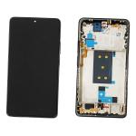 DISPLAY LCD PER XIAOMI MI 11T PRO NERO CON FRAME 5600030K3S00 56000E0K3S00