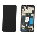 DISPLAY LCD FOR SAMSUNG A057F A05S BLACK WITH FRAME GH81-24364A GH81-24365A SERVICE PACK