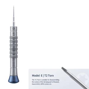 CACCIAVITE CON PUNTA T2 TORX MEGA-IDEA THRONE 2D MOD. E