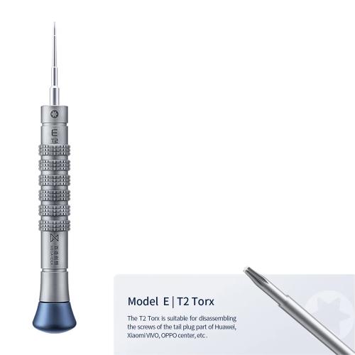 CACCIAVITE CON PUNTA T2 TORX MEGA-IDEA THRONE 2D MOD. E