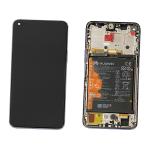 DISPLAY LCD PER HUAWEI NOVA 8I ARGENTO / SILVER CON FRAME 02354GMX SERVICE PACK