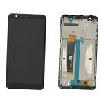 DISPLAY LCD PER ASUS ZB570TL ZENFONE MAX PLUS M1 NERO CON FRAME 