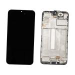 PANTALLA LCD PARA SAMSUNG A256B A25 5G NEGRO CON MARCO GH82-33214A GH82-33215A SERVICE PACK