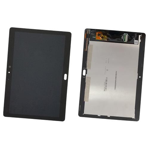 SwarKing Display Glass Vetro Frontale Esterno Esterno Vetro Di Ricambio Incl. Connettore Compatibile Con Huawei MediaPad T3 10 & Huawei AGS W09 9,6 Pollici (nero)(no Schermo LCD)con Kit Di Riparazione