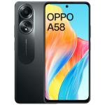 OPPO A58 4G DUAL SIM 6GB + 128GB GLOWING BLACK