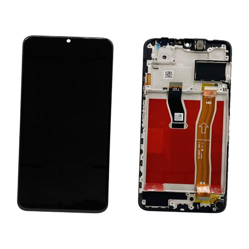 BILDSCHIRM LCD FUR HUAWEI NOVA Y70 SCHWARZ / MIDNIGHT BLACK MIT RAHMEN 02354WHN - SERVICE PACK