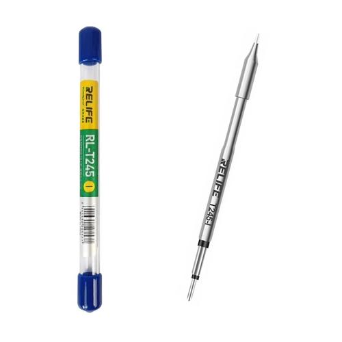 PUNTA PER STAZIONE SALDANTE RELIFE RL-T245-I DIRITTA Ø 0.4mm