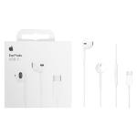 CUFFIE AURICOLARI APPLE EARPODS A3046 MTJY3ZM/A PER IPHONE USB-C  BIANCO