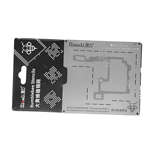 STENCIL PER REBALLING IC CHIP QIANLI QS241 PER SAMSUNG S908B S22 ULTRA