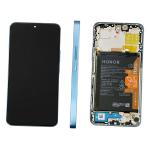 BILDSCHIRM LCD FUR HUAWEI HONOR X8A / 90 LITE BLAU MIT RAHMEN + AKKU 0235AEUJ SERVICE PACK