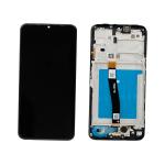 DISPLAY LCD PER SAMSUNG A226B A22 5G NERO CON FRAME - OEM SERVICE PACK