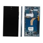 DISPLAY LCD PER SAMSUNG S908B S22 ULTRA VERDE CON FRAME (SOFT OLED)