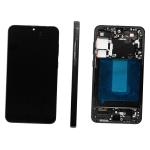 DISPLAY LCD PER SAMSUNG S916B S23 PLUS NERO / PHANTOM BLACK CON FRAME (SOFT OLED)