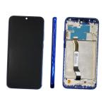 BILDSCHIRM LCD FUR XIAOMI REDMI NOTE 8T BLAU MIT RAHAMEN 