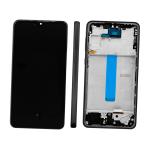 DISPLAY LCD FOR SAMSUNG A336B A33 BLACK WITH FRAME (AMOLED) (O/S)