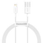 CAVO USB + LIGHTNING BASEUS SUPERIOR SERIES 20W 2.4A 1M BIANCO CALYS-A02