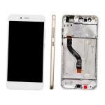 DISPLAY LCD FOR HUAWEI P10 LITE WHITE/GOLD WITH FRAME 