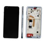 DISPLAY LCD PER MOTOROLA XT2125 MOTO G100 BIANCO CON FRAME