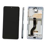 DISPLAY LCD PER SAMSUNG G985F G986B S20 PLUS CLOUD BLU CON FRAME GH82-31441D GH82-31442D