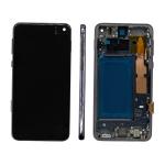 DISPLAY LCD PER SAMSUNG G970F S10E NERO CON FRAME (AMOLED) (O/S)